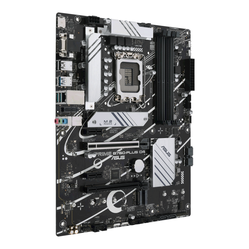 ASUS PRIME B760-PLUS D4 Motherboard Intel B760 Socket LGA1700 DDR4 ATX PCIe 5.0 M.2 - 90MB1CW0-M1EAY0 - 4711081970309