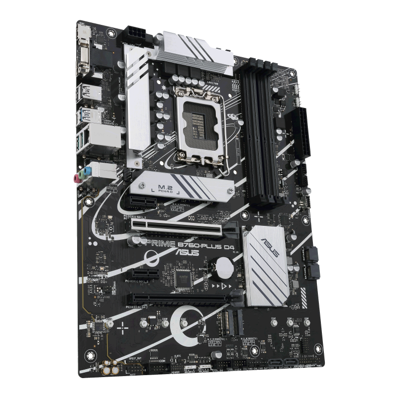 ASUS PRIME B760-PLUS D4 Motherboard Intel B760 Socket LGA1700 DDR4 ATX PCIe 5.0 M.2 - 90MB1CW0-M1EAY0 - 4711081970309