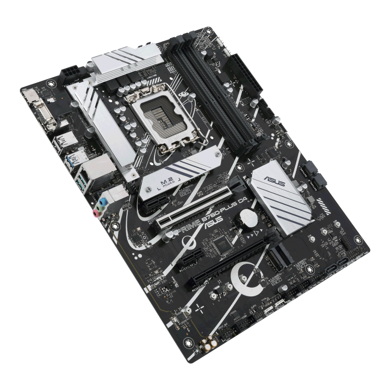 ASUS PRIME B760-PLUS D4 Motherboard Intel B760 Socket LGA1700 DDR4 ATX PCIe 5.0 M.2 - 90MB1CW0-M1EAY0 - 4711081970309