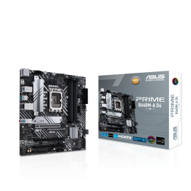 ASUS PRIME B660M-A D4-CSM Motherboard Intel B660 Socket LGA1700 DDR4 micro ATX PCIe 4.0 M.2 - 90MB19K0-M1EAYC - 4711081508045