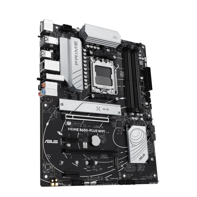 ASUS PRIME B650-PLUS WIFI Motherboard AMD B650 Socket AM5 DDR5 ATX PCIe 5.0 M.2 Wi-Fi - 90MB1KP0-M0EAY0 - 4711387760895