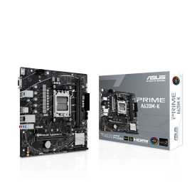 ASUS PRIME A620M-K Motherboard AMD A620 Socket AM5 DDR5 micro ATX PCIe 4.0 M.2 - 90MB1F40-M0EAY0 - 4711387242087