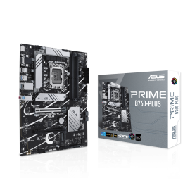 ASUS PRIME B760-PLUS Motherboard Intel B760 Socket LGA 1700 DDR5 ATX PCIe 5.0 M.2 - 90MB1EF0-M1EAY0 - 4711387102985