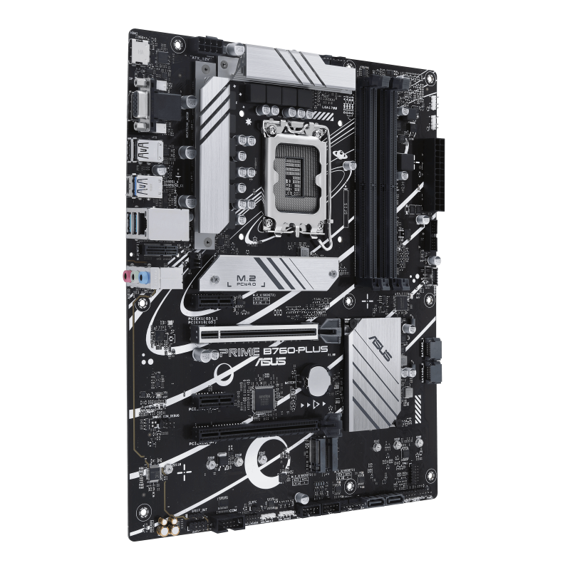 ASUS PRIME B760-PLUS Motherboard Intel B760 Socket LGA 1700 DDR5 ATX PCIe 5.0 M.2 - 90MB1EF0-M1EAY0 - 4711387102985