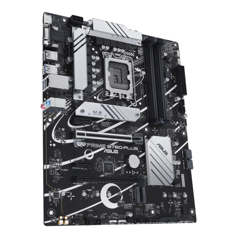 ASUS PRIME B760-PLUS Motherboard Intel B760 Socket LGA 1700 DDR5 ATX PCIe 5.0 M.2 - 90MB1EF0-M1EAY0 - 4711387102985