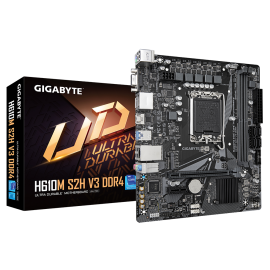 Gigabyte H610M S2H V3 DDR4 Motherboard Intel H610 Socket LGA1700 DDR4 micro ATX PCIe 4.0 M.2 - 9MH61M2H3-00-10 - 4719331859732