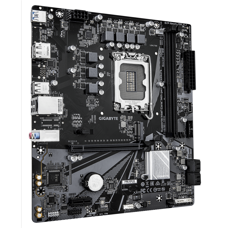 Gigabyte H610M D3W Motherboard Intel H610 Socket LGA 1700 DDR5 micro ATX PCIe 4.0 M.2 - 9MH61M3W5-00-G10 - 4719331877804