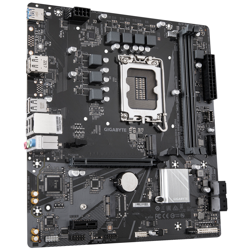 Gigabyte H610M D3W Motherboard Intel H610 Socket LGA1700 DDR4 micro ATX PCIe 4.0 M.2 - 9MH61M3W4-00-G10 - 4719331865245