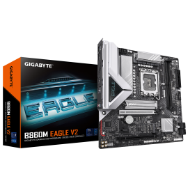 Gigabyte B860M EAGLE V2 Motherboard Intel B860 Socket LGA 1851 DDR5 micro ATX PCIe 5.0 M.2 - 9MB86ME2-00-G10 - 4719331869656