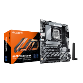 Gigabyte B860 DS3H WIFI6E Motherboard Intel B860 Socket LGA1851 DDR5 ATX PCIe 5.0 M.2 Wi-Fi - 9MB86D3H6-00-G10 - 4719331867515