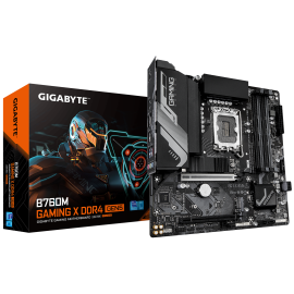 Gigabyte B760M GAMING X DDR4 Motherboard Intel B760 Socket LGA 1700 DDR4 micro ATX PCIe 5.0 M.2 - 9MB76MG45-00-G10 - 4719331874087
