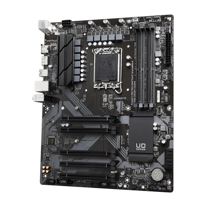 Gigabyte B760 DS3H DDR4 Motherboard Intel B760 Socket LGA 1700 DDR4 ATX PCIe 4.0 M.2 - 9MB76DS34-00-10 - 4719331850746