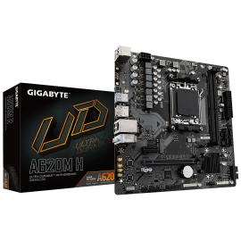 Gigabyte A620M H Motherboard AMD A620 Socket AM5 DDR5 micro ATX PCIe 4.0 M.2 - 9MA62MH-00-G22 - 4719331855512