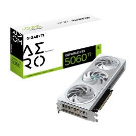 Gigabyte GeForce RTX 5060 Ti AERO OC Placa Gráfica 8GB GDDR7 128-bit PCIe 5.0 - 9VN506TAO8-00-G10 - 4719331356040