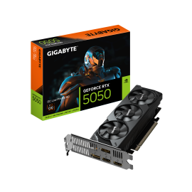 Gigabyte GeForce RTX 5050 OC Low Profile Placa Gráfica 8GB GDDR6 128-bit PCIe 5.0 - 9VN5050O8L-00-G10 - 4719331356736