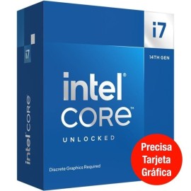 Intel Core i7-14700KF 14th Gen Processador FCLGA1700 20 Cores 28 Threads 5.6GHz Turbo Box - BX8071514700KF - 5032037278508