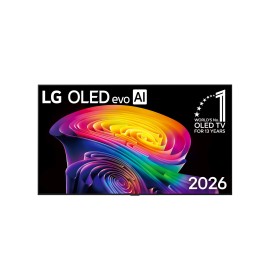 LG OLED65C64LA.AEU OLED TV Plano 165,1 cm (65") 4K Ultra HD, Smart TV, WebOS 26, Wi-Fi, Ethernet, LAN, Bluetooth, Preto - 8806096685983