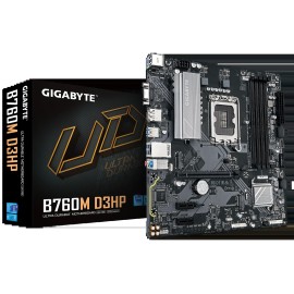 Gigabyte B760M D3HP Motherboard Intel B760 Socket LGA 1700 DDR5 micro ATX PCIe 4.0 M.2 - 9MB76M3HP-00-10 - 4719331864347