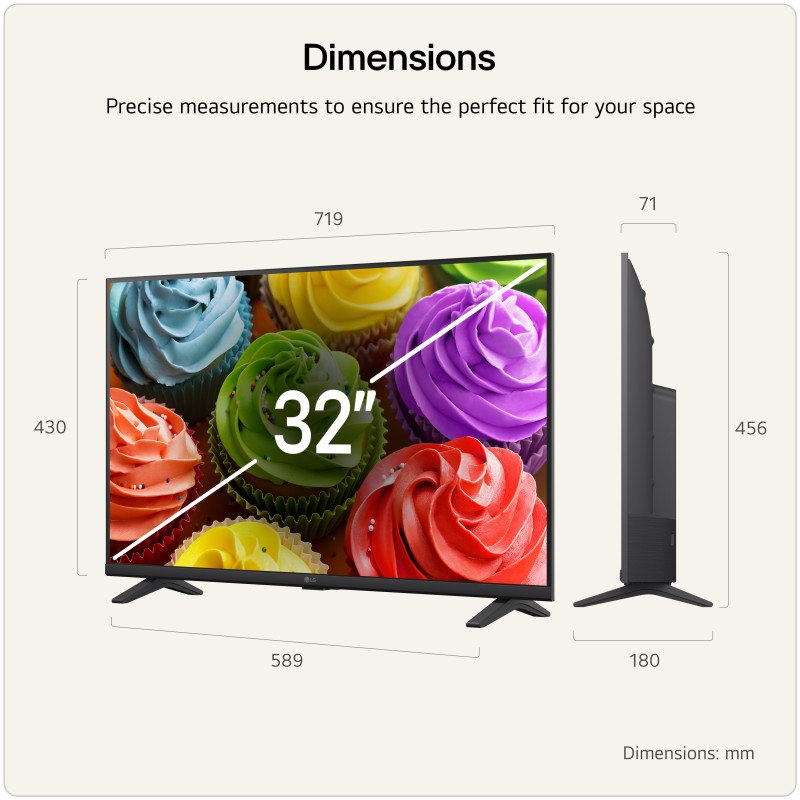 LG 32LB650B6LA.AEU LED TV Plano 81,3 cm (32") HD, Smart TV, Wi-Fi, Ethernet, LAN, Bluetooth, Preto - 8806096819265