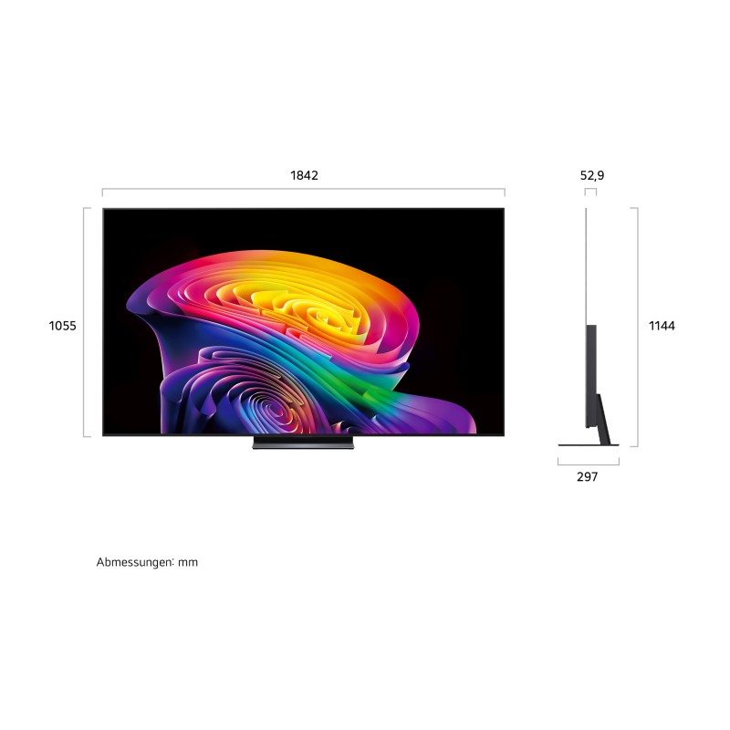 LG OLED83C6ELB.AEU OLED TV Plano 210 cm (83") 4K Ultra HD, Smart TV, WebOS, Wi-Fi, Ethernet, LAN, Bluetooth, Preto - 8806096746073
