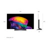 LG OLED48C6ELB.AEU OLED TV Plano 121,9 cm (48") 4K Ultra HD, Smart TV, WebOS, Wi-Fi, Ethernet, LAN, Bluetooth, Preto - 8806096732199