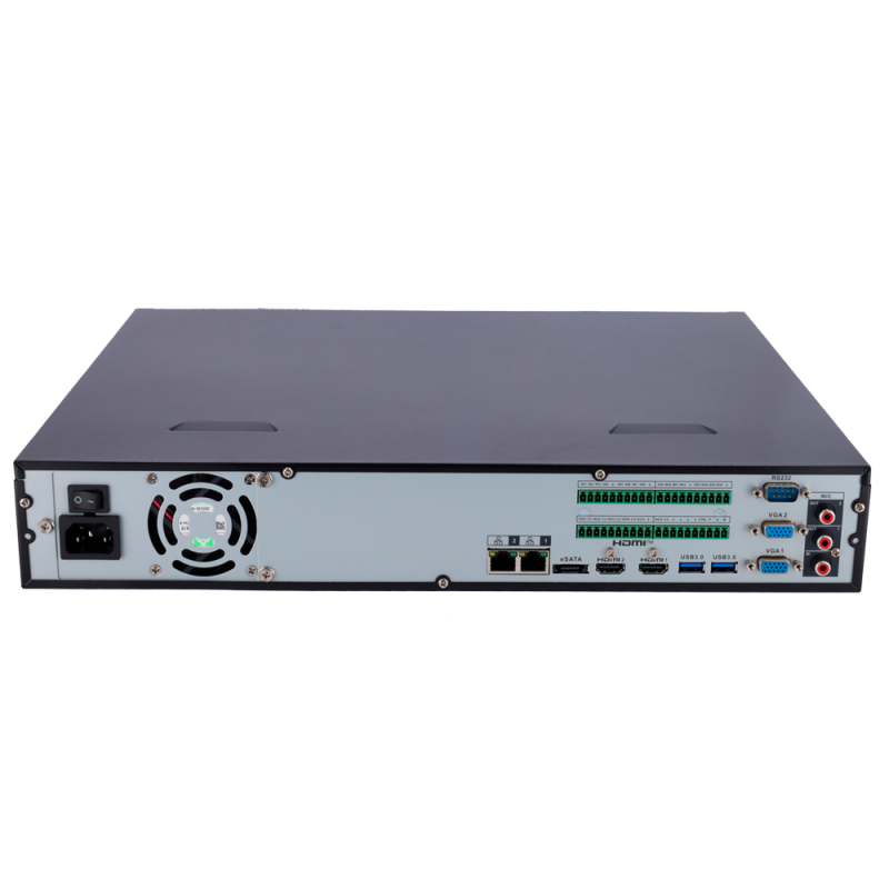 X-Security XS-NVR6464A-AI Gravador NVR, 64 CH, 64 IP, 32 MP, 384 Mbps, 4 HDD até 40 TB, 2 HDMI 4K e 2 VGA, IA - 8435325475196
