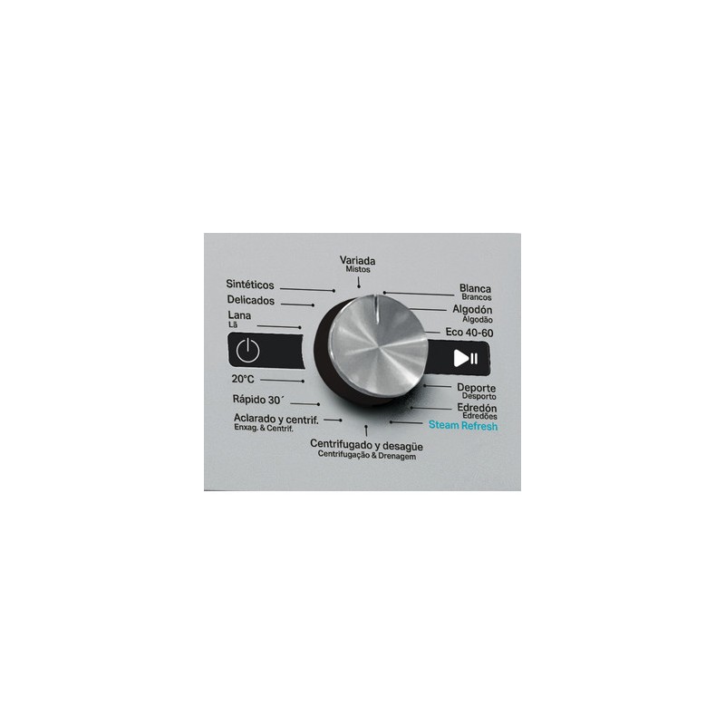Whirlpool FFB 8489 SBV SPT Máquina de Lavar Roupa Independente, 8 kg, 1400 rpm, Prateado - FFB 8489 SBV SPT - 8003437057175