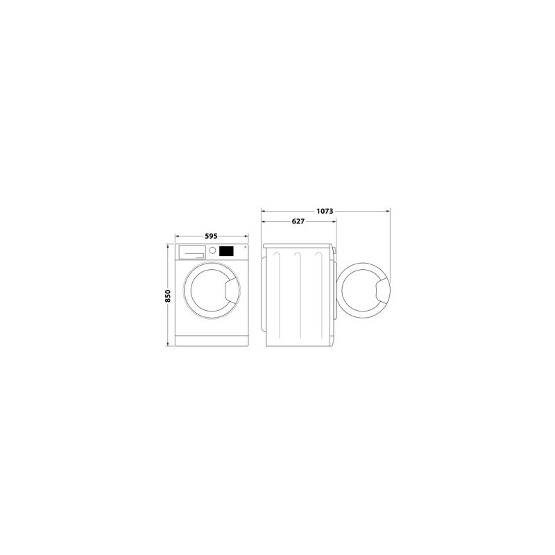 Whirlpool FFB 8489 SBV SPT Máquina de Lavar Roupa Independente, 8 kg, 1400 rpm, Prateado - FFB 8489 SBV SPT - 8003437057175