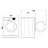 Whirlpool FFB 8489 SBV SPT Máquina de Lavar Roupa Independente, 8 kg, 1400 rpm, Prateado - FFB 8489 SBV SPT - 8003437057175