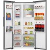 Hisense RS3P538NAIE Frigorífico Americano Side by Side 2 Portas Independente, 527 L, No Frost, Cinzento Aço inoxidável - 6921727087300