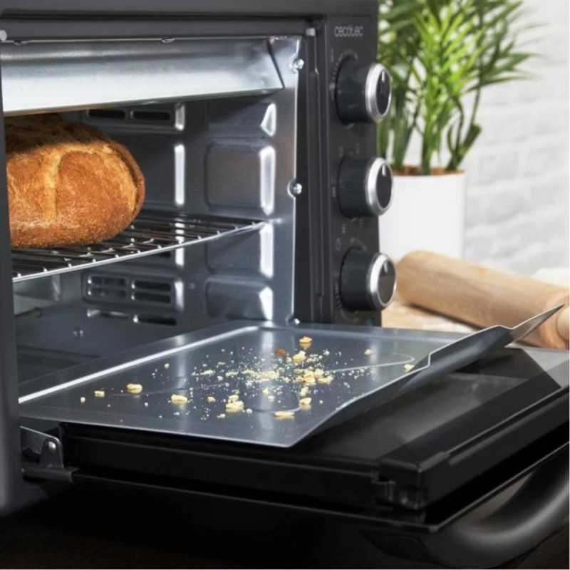 Cecotec 3818 Mini Forno Elétrico Bake&Toast 2600 Black 4Pizza - 8435484038188