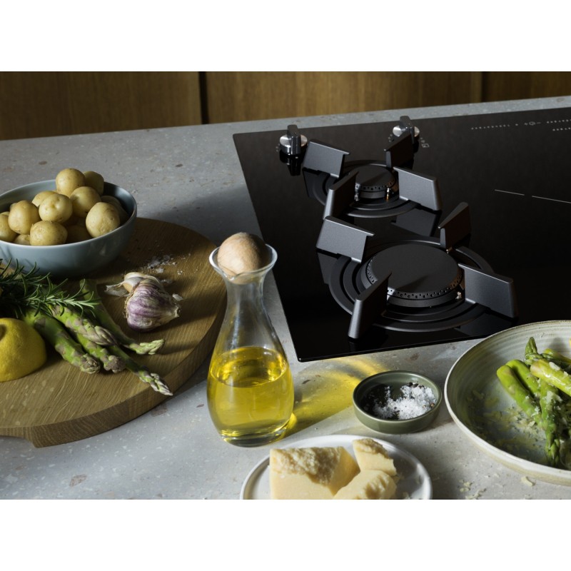 Electrolux KDI641723K Placa Mista de Indução e Gás, 4 Zonas (2 Indução + 2 Gás), 60 cm, Preto - 7332543849383