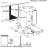 AEG FSE73507P Máquina de Lavar Loiça Encastre, 10 Conjuntos, 45 cm, Aço Inoxidável - FSE73507P - 7333394013817