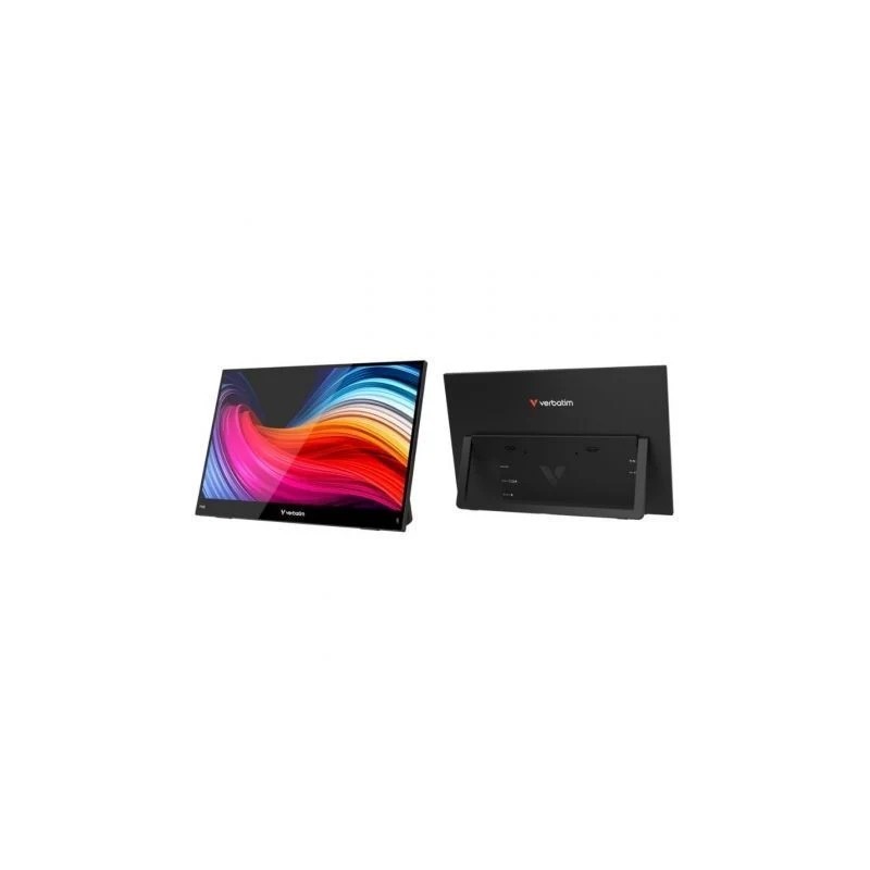 Verbatim 32400 LCD Monitor Portátil Touch Screen Plano 35,6 cm (14") Full HD, 60Hz, USB-C, Mini HDMI, Colunas Integradas, Táctil, Preto - 0023942324003