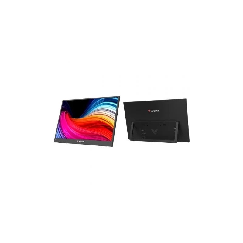 Verbatim 32401 LCD Monitor Portátil Plano 39,6 cm (15,6") Full HD, 1920 x 1080 pixels, USB-C, Mini HDMI, Colunas Integradas, Preto - 0023942324010