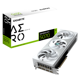 Gigabyte GeForce RTX 5070 AERO OC Placa Gráfica 12GB GDDR7 192-bit PCIe 5.0 - 9VN5070AO-00-G10 - 4719331355852