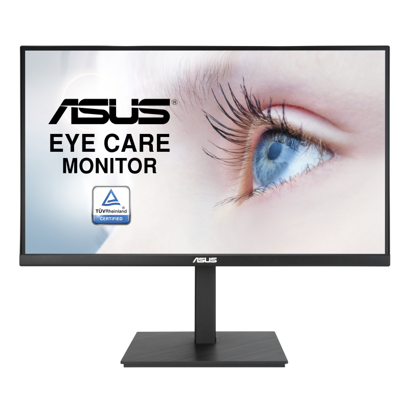 ASUS VA27AQ LCD Monitor Profissional Plano, 68,6 cm (27"), 2560 x 1440 pixels Quad HD, 75Hz, HDMI, DisplayPort, VGA, Altifalantes Integrados, Preto - 90LM06G1-B01171 - 4711387984871