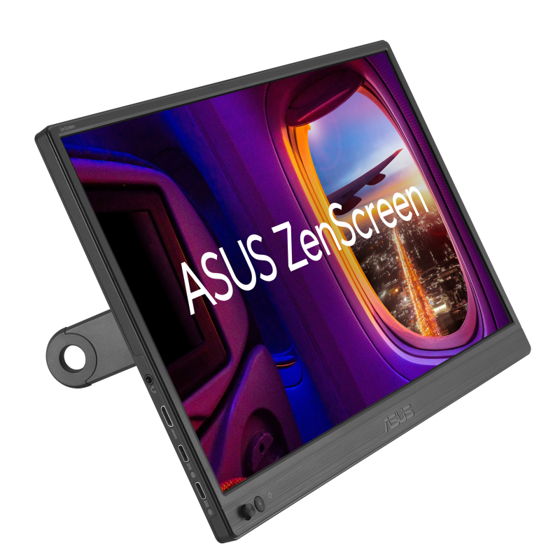 ASUS ZenScreen MB169CK IPS Monitor Portátil Plano, 39,6 cm (15.6"), 1920 x 1080 pixels Full HD, 60Hz, USB-C, HDMI, USB-C DisplayPort Alternate Mode, Preto - 90LM0AZ3-B01171 - 4711387767535