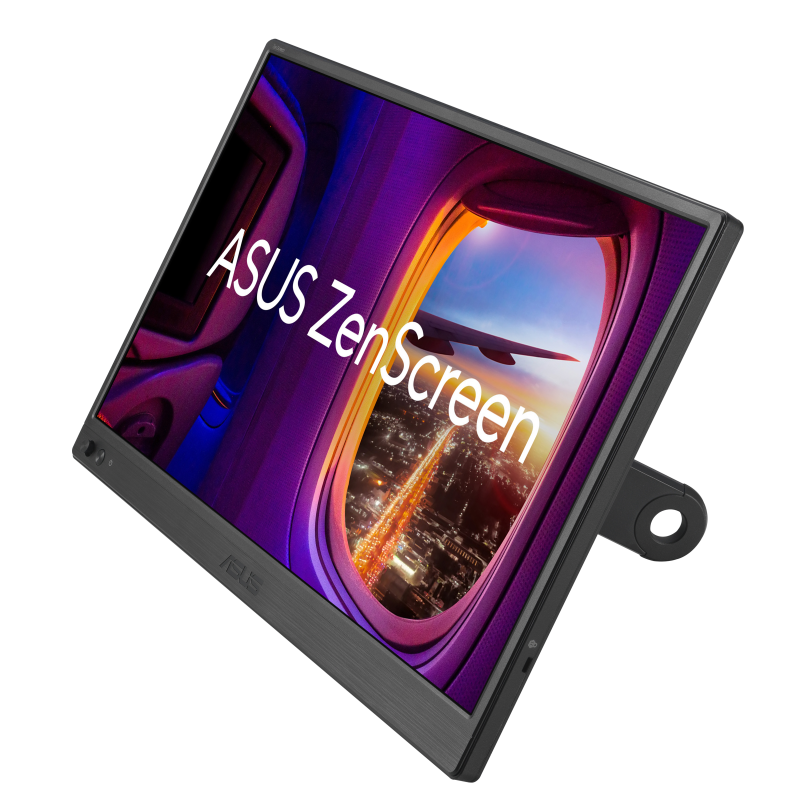ASUS ZenScreen MB169CK IPS Monitor Portátil Plano, 39,6 cm (15.6"), 1920 x 1080 pixels Full HD, 60Hz, USB-C, HDMI, USB-C DisplayPort Alternate Mode, Preto - 90LM0AZ3-B01171 - 4711387767535