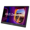 ASUS ZenScreen MB169CK IPS Monitor Portátil Plano, 39,6 cm (15.6"), 1920 x 1080 pixels Full HD, 60Hz, USB-C, HDMI, USB-C DisplayPort Alternate Mode, Preto - 90LM0AZ3-B01171 - 4711387767535