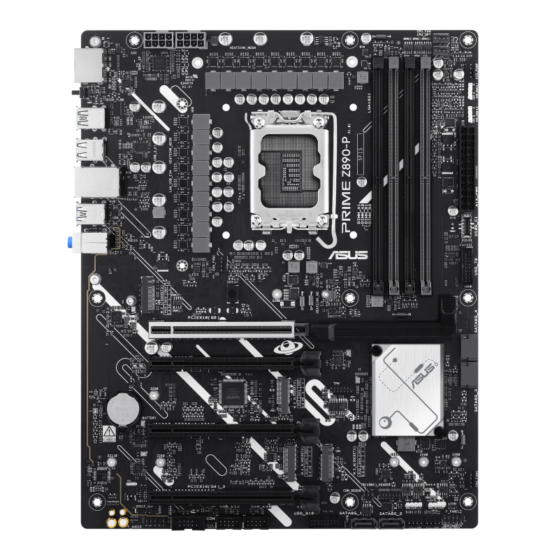 ASUS PRIME Z890-P Motherboard Intel Z890 Socket LGA 1851 DDR5 ATX PCIe 5.0 M.2 - 90MB1I50-M0EAY0 - 4711387759103