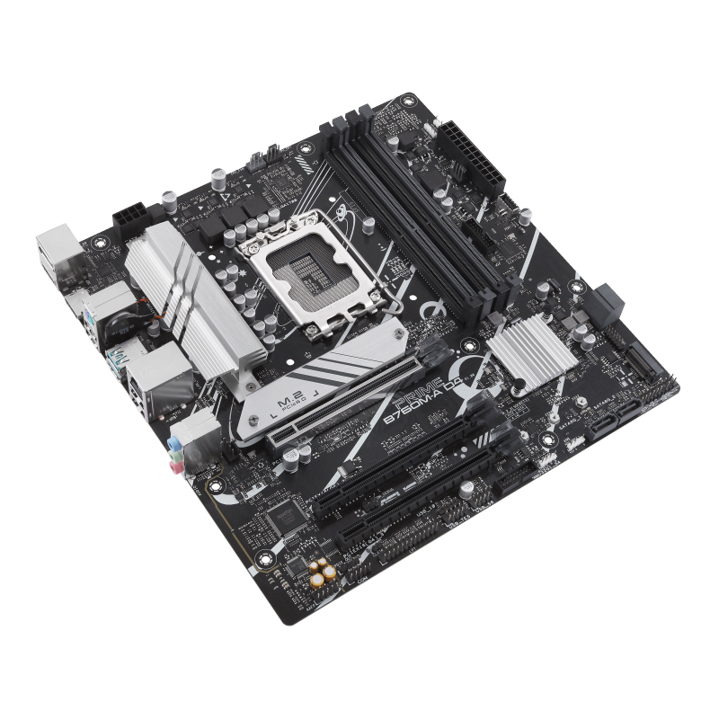 ASUS PRIME B760M-A D4-CSM Motherboard Intel B760 Socket LGA 1700 DDR4 micro ATX PCIe 4.0 M.2 - 90MB1D00-M1EAYC - 4711081984061