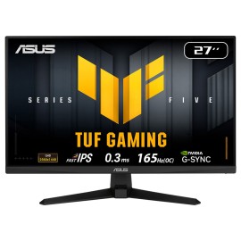 ASUS TUF Gaming VG27AQE5A LED Monitor Gaming Plano, 68,6 cm (27"), 2560 x 1440 pixels Quad HD, 165Hz, HDMI, DisplayPort, Altifalantes Integrados, Preto - 90LM0CJ1-B01171 - 4711636236980