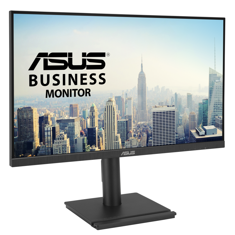 ASUS VA27DQFS LCD Monitor Profissional Plano, 68,6 cm (27"), 1920 x 1080 pixels Full HD, 100Hz, HDMI, DisplayPort, Ajuste de Altura, Pivot, Altifalantes Integrados, Preto - 90LM06H0-B01371 - 4711387754139