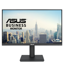 ASUS VA24DQFS LCD Monitor Profissional Plano, 60,5 cm (23.8"), 1920 x 1080 pixels Full HD, 100Hz, HDMI, DisplayPort, Ajuste de Altura, Pivot, Altifalantes Integrados, Preto - 90LM0540-B01371 - 4711387754122