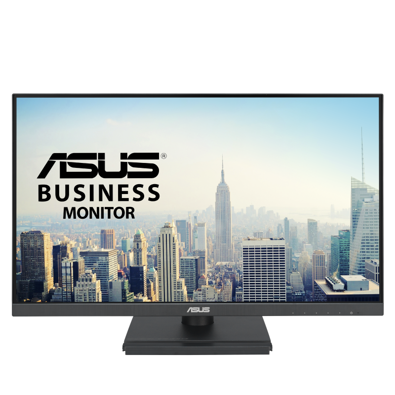 ASUS VA24DQFS LCD Monitor Profissional Plano, 60,5 cm (23.8"), 1920 x 1080 pixels Full HD, 100Hz, HDMI, DisplayPort, Ajuste de Altura, Pivot, Altifalantes Integrados, Preto - 90LM0540-B01371 - 4711387754122