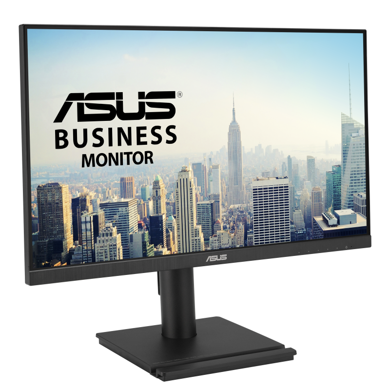 ASUS VA24DQFS LCD Monitor Profissional Plano, 60,5 cm (23.8"), 1920 x 1080 pixels Full HD, 100Hz, HDMI, DisplayPort, Ajuste de Altura, Pivot, Altifalantes Integrados, Preto - 90LM0540-B01371 - 4711387754122