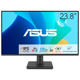 ASUS VA249HG IPS Monitor Gaming Plano, 60,5 cm (23.8"), 1920 x 1080 pixels Full HD, 120Hz, HDMI, VGA, Ajuste de inclinação, Preto - 90LM02W0-B01171 - 4711387795163