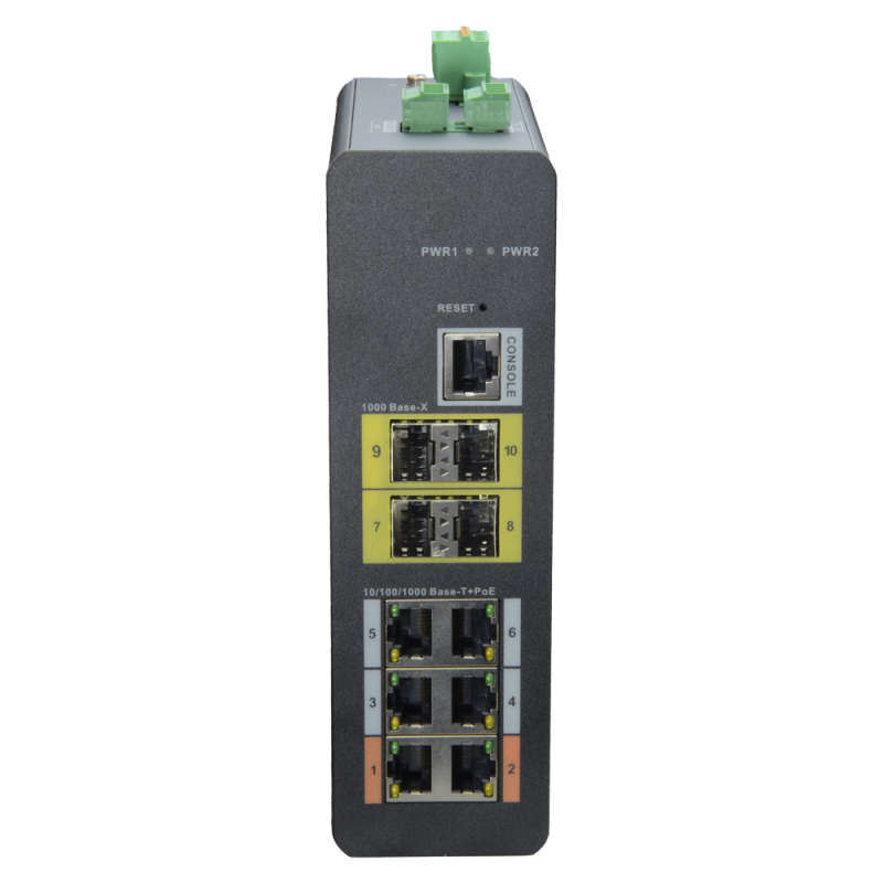 XS-SW1006HIPOE-MFG-120-DIN