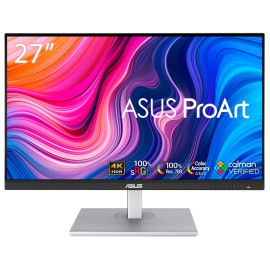 ASUS ProArt PA279CV LED Monitor Profissional Plano, 68,6 cm (27"), 3840 x 2160 pixels 4K Ultra HD, 60Hz, USB-C, DisplayPort, HDMI, Altifalantes Integrados, Ajuste de Altura, Pivot, Giratório, Preto - 90LM06M1-B01170 - 4718017853200